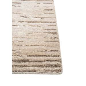 Tapis en laine noué à la main Aiws-3010, motif abstrait rectangulaire bleu rayé, idéal pour entrée, chambre, couloir, 9x12 po, pour la maison - Product Image 4