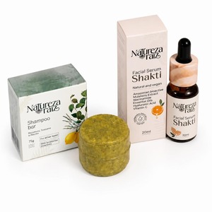 Ensemble de shampoing solide et de sérum facial, kit de soins capillaires naturel, végan et à base de plantes pour le nettoyage quotidien et les soins du cuir chevelu - Product Image 4