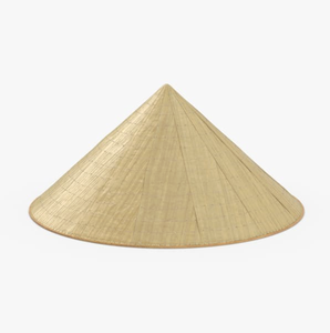Chapeau conique vietnamien fait à la main en feuilles de palmier pour la protection quotidienne contre le soleil, style culturel d'origine vietnamienne - Product Image 6