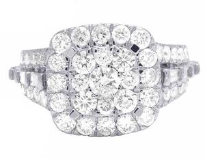 แหวนเพชรโมอิสสำหรับผู้หญิงประดับอัญมณีสีเงิน S925ใหม่ - Product Image 2