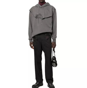 100% coton tech polaire éponge française 400gsm pull à capuche et sweat nouveau style lavé à l'acide vintage sweats à capuche broderie logo - Product Image 5