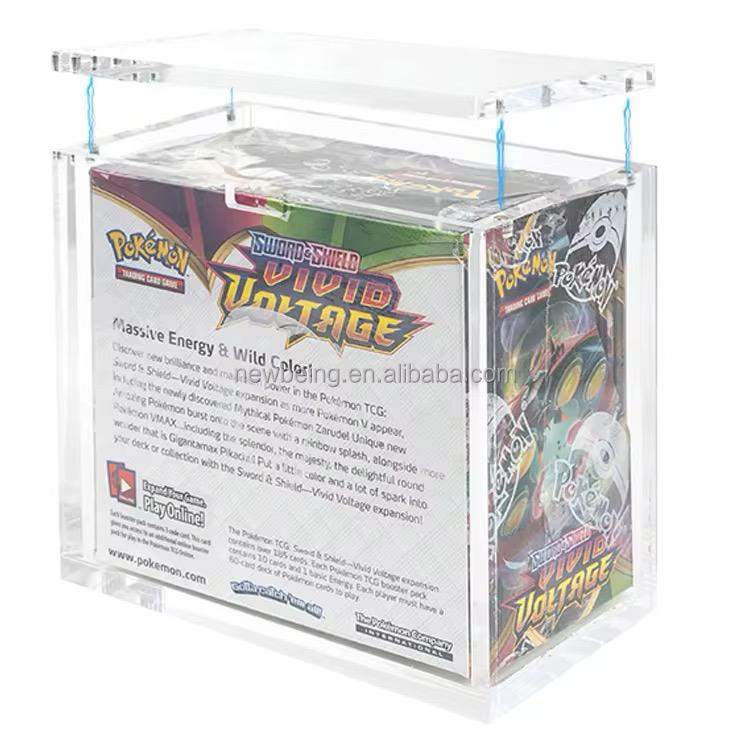 Card Protectors Pokemon 10-Pack Pokemon Booster Box Protector Cases - PVC  Plastic Sleeves For Modern TCG Boxes Pokemon Sleeved Booster Case