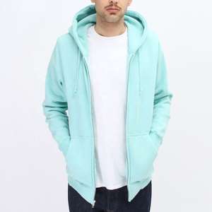 Sweat-shirts à capuche oversize pour hommes en gros, respirants, à séchage rapide, en polaire écologique, avec impression en relief et poche kangourou longue - Product Image 4