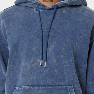 Nuevas Sudaderas con Capucha Personalizadas con Logotipo 2026, Mangas Laterales con Rayas, Lavado Ácido Desgastado, Sudaderas de Algodón Grueso para Hombre, Venta al por Mayor - Product Image 6