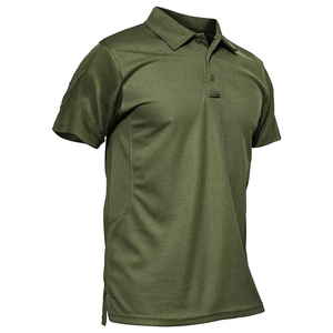 Polos de rendimiento personalizados para hombres con bordado de impresión de logotipo y personalización de etiquetas para uniforme de equipo o evento - Product Image 1