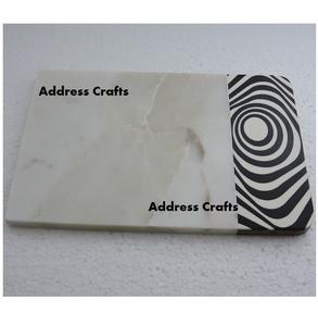 เขียงทรงสี่เหลี่ยมผืนผ้าหินอ่อนและเรซินแผ่นรองชีสใช้สำหรับอาหารเช้าดีไซน์ล่าสุด - Product Image 5