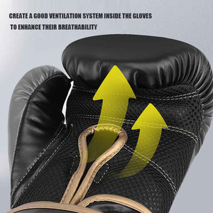 ถุงมือต่อยมวยสำหรับผู้ชายอุปกรณ์ออกกำลังกายยิมกระเป๋าชกมวยคิกบ็อกซิ่งออกกำลังกายต่อสู้ฝึกศิลปะการต่อสู้ - Product Image 5