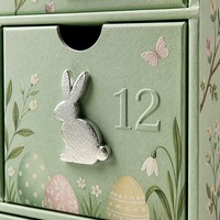Calendrier de l'Avent personnalisé en forme de livre de Pâques, boîte en papier, emballage cadeau personnalisé, compte à rebours de 12 jours