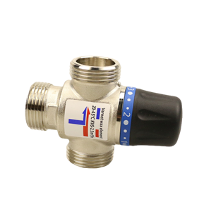 Válvula <span class=keywords><strong>mezcladora</strong></span> termostática al por mayor con agua fría y caliente mixta para sistema de agua doméstica - Product Image 4