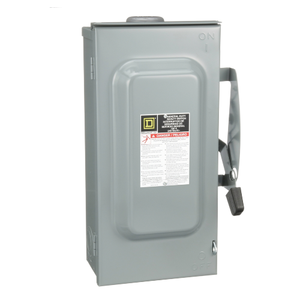 Interrupteur-sectionneur fusible triphasé Square D 100A 240V NEMA 3R - Product Image 1