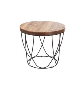 Mesa de comedor de almacenamiento de madera clásica de madera de grano natural hecha a mano con carácter - Product Image 2