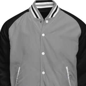 แจ็กเก็ตเบสบอลผ้าฟลีซสำหรับผู้ชายเสื้อแจ็กเก็ตมีขนาดออกแบบโลโก้ได้ตามต้องการสำหรับฤดูหนาว - Product Image 2