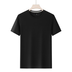 Popular Material Hombres 92% Poliéster 8% Spandex Camiseta de secado rápido 170gsm Unisex Sólido Deportes OEM Camiseta para hombres - Product Image 3