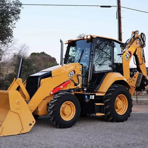 Chargeuse-pelleteuse Caterpillar Cat 420f d'occasion avec moteur et boîte de vitesses, capacité de charge nominale de 500 tonnes, puissance de 70 kW pour les industries agricoles - Product Image 1