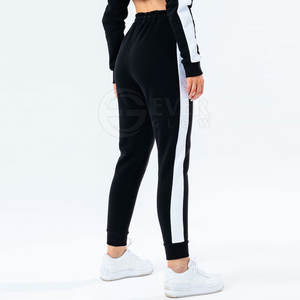 Chándal transpirable hecho en fábrica, chándales personalizados OEM para mujer, venta superior, precio barato, chándales de tela de algodón/poliéster para mujer - Product Image 4