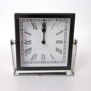 Horloge de table de qualité supérieure, personnalité tendance, panneau MDF, acier inoxydable, métal avec crochet de suspension, bon prix - Product Image 5