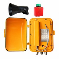 Téléphone IP VOIP étanche et antidéflagrant KNTECH KNEX8 SIP ATEX, téléphones filaires antidéflagrants