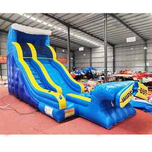 Wholesale Custom Double Lane <b>Inflatable</b> <b>Water</b> <b>Slide</b> PVC Kids Adult Outdoor Indoor Party Amusement Bouncy <b>Slide</b> - Product Image 1
