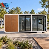 Maison modulaire haut de gamme préfabriquée, petite cabane pour hôtel de charme, complexe hôtelier et bureau privé