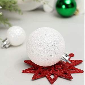 Luxury Gold Modern Eco-Friendly Shatterproof <b>Glass</b> Christmas Bauble Collection <b>Ornaments</b> Holiday Tree Decoration Sets Glitter - Product Image 1