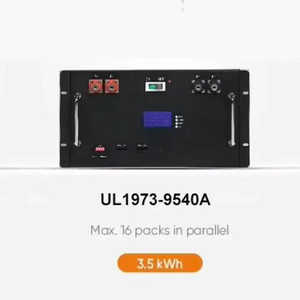 Estación de Energía Portátil de 20 kWh y 100 Ah, 51.2 V, Batería de Litio para Uso Residencial, Almacenamiento de Energía, Memoria PV, Disponible en Mi Tienda - Product Image 4