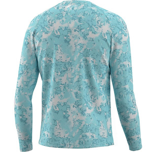 T-shirt élégant à séchage rapide pour hommes avec motif imprimé de protection complète grande taille pour la pêche à la voile et la natation - Product Image 6