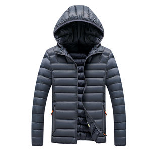 Vente en gros de haute qualité blouson d'aviateur à manches longues pour hommes grande taille avec logo personnalisé blouson de couleur unie veste d'hiver - Product Image 1