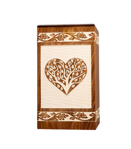 Urnas de madera de estilo americano moderno hechas a mano de gran calidad, urnas de cremación para hombres y mujeres, urnas decorativas para adultos - Product Image 4