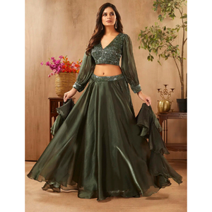 Moderno indio paquistaní tradicional novias vestido de novia estilo Boutique encaje cristal bordado lentejuelas de talla grande vestidos de mujer - Product Image 2