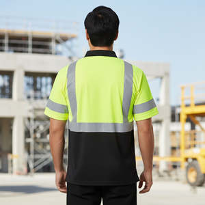 Camiseta de Hombre de Manga Larga con Cuello Redondo, 100% Poliéster, Secado Rápido, Impermeable, con Logotipo Personalizado Serigrafiado, Luz LED Intermitente de Alta Seguridad - Product Image 4