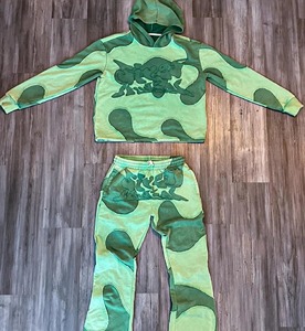 Mono Riders Chándales Acampanados con Lavado Ácido Personalizado, con Cordón Ajustable, 500 GSM, Pantalones de Pierna Recta, Chándal Desgastado, Sudaderas con Capucha - Product Image 2