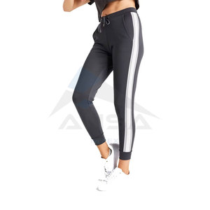 Pantalones Casuales de Mujer con Logotipo Personalizado, Diseño Invernal de Última Moda con Cintura Ajustable con Cordón, Ajuste Cómodo y Lavado, Pantalones Deportivos Elegantes - Product Image 1