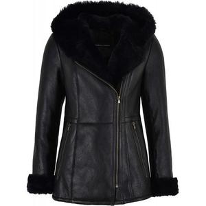 Top Selling OEM <b>Women's</b> Shearling & Lambskin Leather <b>Jacket</b> Breathable Quick Dry Premium Handmade Genuine Leather Winter - Product Image 1
