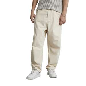 100% nuevo algodón hombres Regular Fit estilo recto Denim Jeans transpirable primavera invierno personalizado Color lavado - Product Image 1