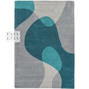 Tapis d'intérieur moderne en laine de haute qualité, fait main, tufté, taille personnalisable, couleur unie, lavable, antidérapant, forme personnalisée, salle à manger, salon, hall - Product Image 1