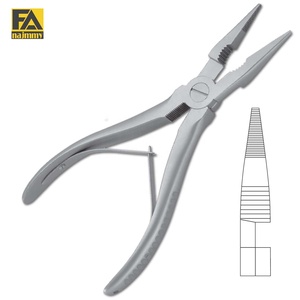 Pinzas Quirúrgicas de Punta Plana de 4 mm, Instrumento Manual de Acero Inoxidable para Cirugía General, Certificado CE Clase I - Product Image 3