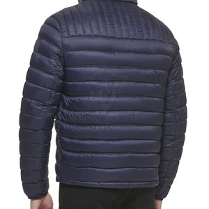 <b>Men</b> Winter Puffer <b>Jacket</b> Stand Collar Front Logo Modern Lightweight Eco-Friendly for Streetwear Outdoor Activities Daily Wear - Product Image 5