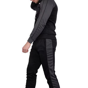 Ventes en gros de survêtements pour hommes personnalisés, collection d'hiver tendance, survêtement à fermeture éclair intégrale, vêtements de sport, ensembles de survêtements - Product Image 2