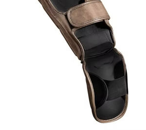 Protections de jambe MMA de style classique, professionnelles, protège-tibias, mousse multi-densité, kickboxing, combat, boxe thaïlandaise, protections de jambe - Product Image 5