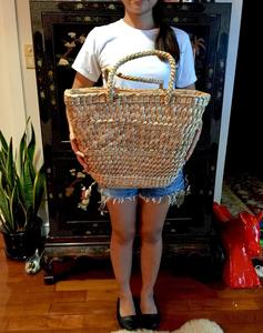 กระเป๋าโท้ทฟางสำหรับผู้หญิง, กระเป๋าสะพายไหล่สไตล์โบฮีเมียนความจุขนาดใหญ่กระเป๋าชายหาดพร้อมซับใน - Product Image 6