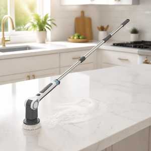 Electric Scrubber <strong>Brush</strong> Cordless Handheld Rechargeable <strong>Power</strong> <strong>Brush</strong> 180min Runtime IPX8 Waterproof for Bathroom Kitchen - Product Image 2