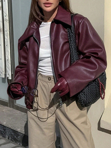 Manteaux d'hiver pour femmes, manteau épais en véritable peau de mouton, veste en cuir pour femme, veste aviateur, veste en cuir de mouton, vestes pour femmes - Product Image 6