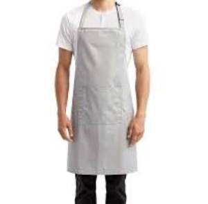 Bavoir de cuisine en coton biologique imprimé personnalisé Tablier sans manches respirant pour salon à domicile mettant en vedette Chef BBQ Logo personnalisé - Product Image 6