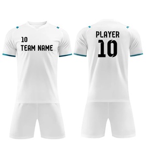 Uniformes d'équipe de football au design personnalisé, uniformes de football à manches courtes de qualité supérieure, kits de football OEM d'usine - Product Image 5