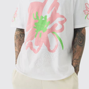 Camiseta de Alta Calidad para Hombre, Estilo Urbano, Oversize, 100% Algodón Orgánico No Tejido, Transpirable, Cómoda y Ecológica - Product Image 2