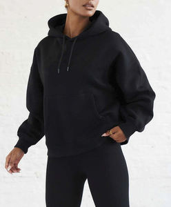 Sweatshirts à capuche en polaire pour femmes, vêtements brodés d'hiver avec col à capuche - Product Image 4