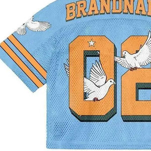 เสื้อเจอร์ซีย์วินเทจสำหรับผู้ชายผ้าพิมพ์ลายตามสั่งกลับด้านได้ตามต้องการ - Product Image 5