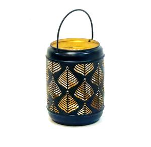 Farol de Diseño Grabado de Última Generación, Farol de Metal de Hierro con Recubrimiento en Polvo, Lámpara de Huracán para Decoración del Hogar y Jardín para Navidad y Pascua - Product Image 1