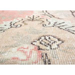 Tapis en laine vintage 9x12 rouge et orange, noué à la main, motif médaillon, pour la maison, la chambre, le salon, le couloir - Pae-3311 - Product Image 3