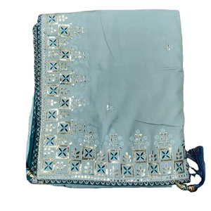 Hermoso trabajo de diamantes de Bollywood con trabajo de bordado y trabajo manual con blusa - Product Image 1